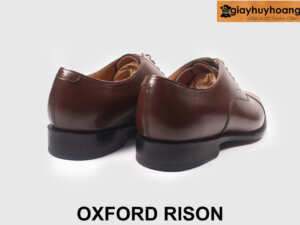 Giày da màu nâu nam kiểu oxford công sở đẹp RISON 002