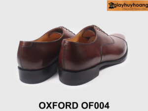 Giày oxford nam công sở màu nâu đế da cao cấp OF004 002