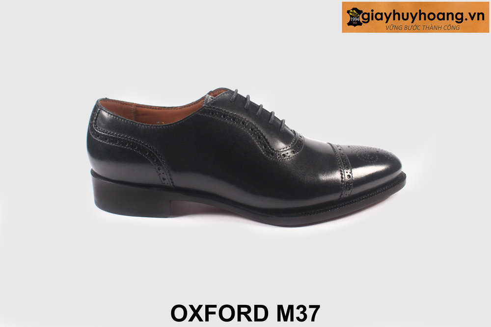 ban-giay-tay-nam-cong-so-m37-oxford-giayhuyhoangvn-1 Giày tây da oxford nam Full Brogues chính hãng M37 001