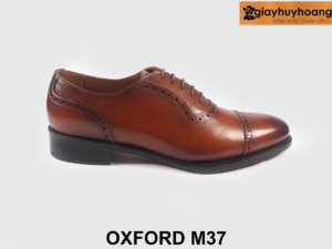 Giày da nam oxford màu bò công sở thời trang M37 001