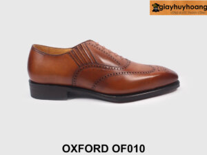 Giày tây nam oxford giả buộc dây màu bò cao cấp OF010 001