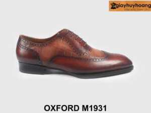 Giày tây nam cao cấp sang trọng size 44 45 Oxford 1931 001