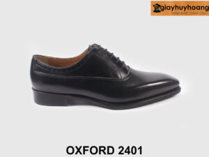 Giày da oxford nam mũi trơn thăng hạn phong cách 2401 001