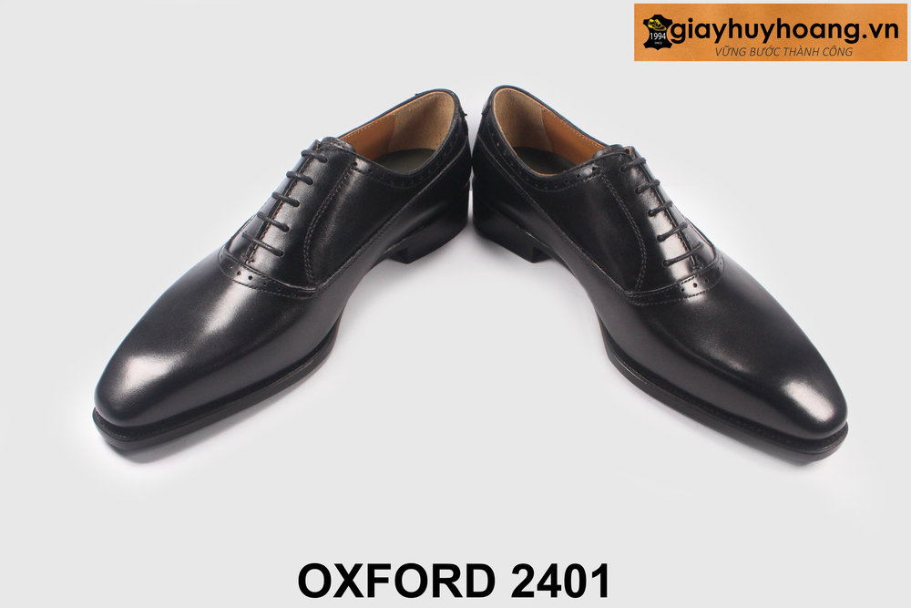 ban-giay-tay-oxford-2401-nam-mui-tron-giayhuyhoangvn-9 Giày da oxford nam mũi trơn thăng hạn phong cách 2401 003