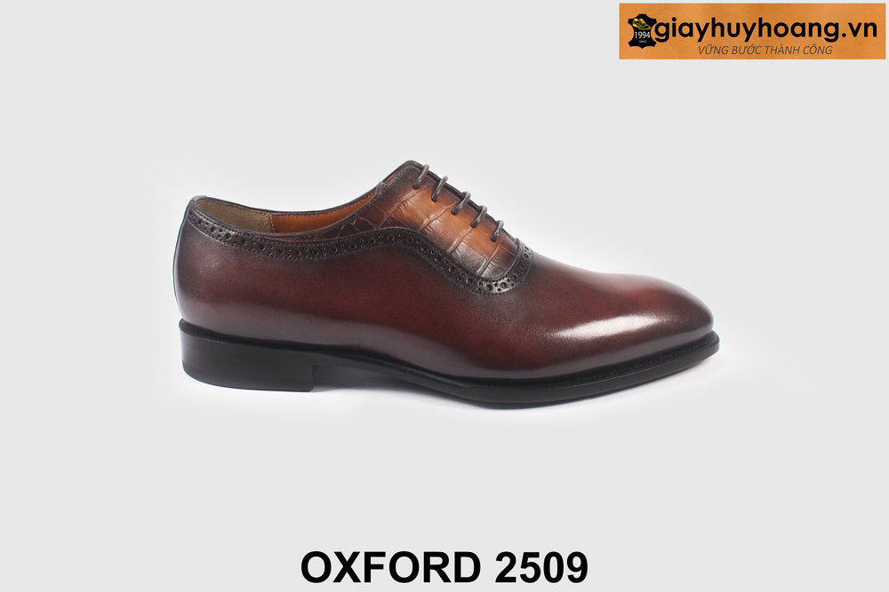 ban-giay-tay-oxford-2509-phong-cach-giayhuyhoangvn-1 Giày tây oxford nam công sở đẹp sang trọng nâu 2509 001