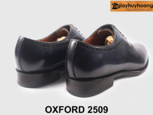 Giày da oxford nam mũi trơn đế da bò cao cấp 2509 002
