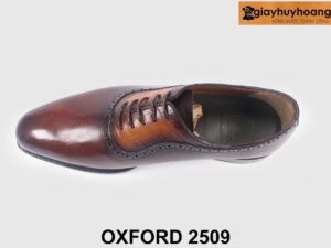Giày tây oxford nam công sở đẹp sang trọng nâu 2509 005