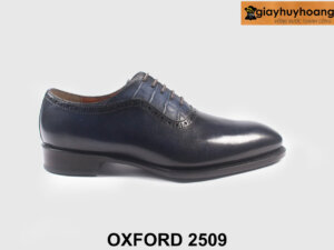 Giày da oxford nam mũi trơn đế da bò cao cấp 2509 001