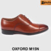 Giày da oxford nam màu bò chính hãng thời trang M15N 001