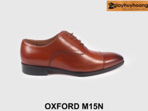 Giày da oxford nam màu bò chính hãng thời trang M15N 001