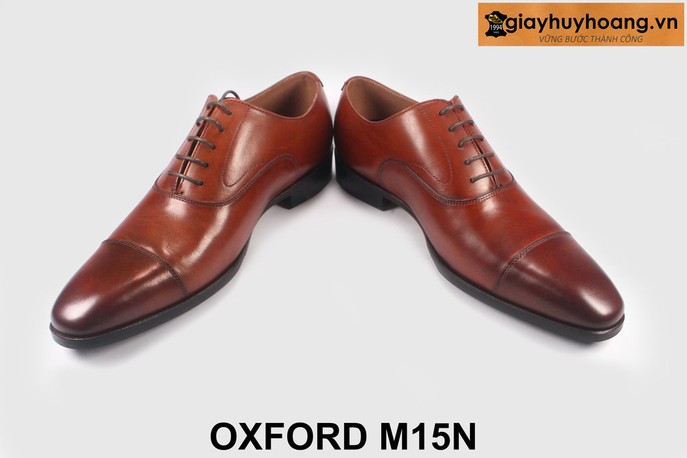 ban-giay-tay-oxford-m15n-cao-cap-giayhuyhoangvn-4 Giày da oxford nam màu bò chính hãng thời trang M15N 002