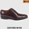 Giày da oxford nam đi làm công sở màu nâu M15N 001