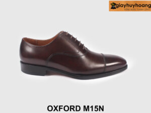 Giày da oxford nam đi làm công sở màu nâu M15N 001