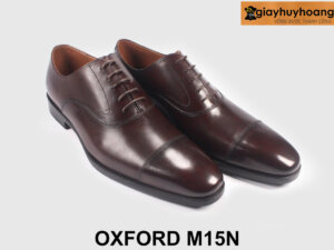 Giày da oxford nam đi làm công sở màu nâu M15N 004