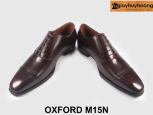 Giày da oxford nam đi làm công sở màu nâu M15N 003