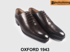 Giày oxford nam mũi nhọn không họa tiết cao cấp 1943 004
