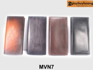 Ví dài da nam nữ đựng tiền điện thoại cao cấp MVN7 001