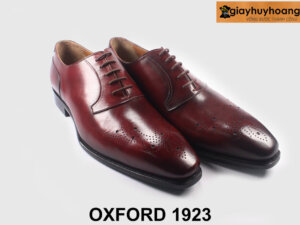Giày tây oxford nam đỏ đô phong cách 1923 004