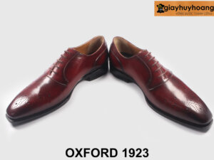 Giày tây oxford nam đỏ đô phong cách 1923 003