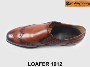 Giày lười nam kiểu oxford có thun 2 bên loafer M1912 006