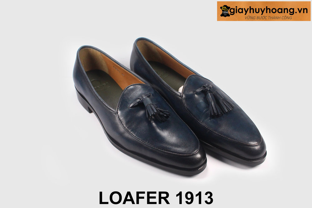 giay-luoi-da-nam-cong-so-thu-cong-loafer-1930-03 Giày lười nam chuông tua rua phong cách Loafer 1913 004