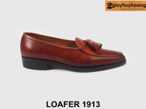 Giày lười nam chuông tua rua màu bò trẻ trung Loafer 1913 001