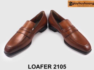 Giày lười nam màu bò trẻ trung sang trọng 2105 003