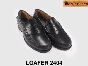 Giày lười nam mũi tròn moccasin penny Loafer 2404 004