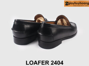 Giày lười nam mũi tròn moccasin penny Loafer 2404 002