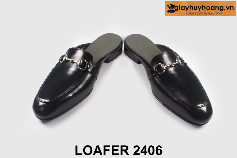 giay-luoi-da-nam-cong-so-thu-cong-loafer-2406-09 Dép sục nam không gót thời trang Loafer 2406 004