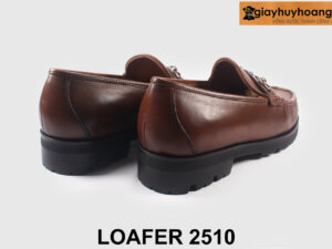 Giày lười nam trẻ trung có khóa màu nâu Chunky loafer 2510 002