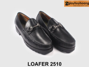 Giày lười nam đế cao su gai màu đen Chunky loafer 2510 005