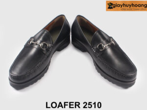 Giày lười nam đế cao su gai màu đen Chunky loafer 2510 004