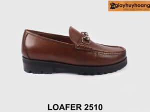 Giày lười nam trẻ trung có khóa màu nâu Chunky loafer 2510 001