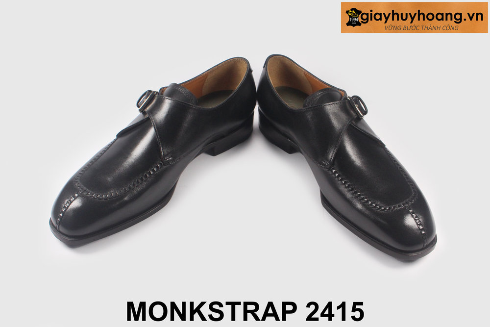 giay-tay-da-nam-cong-so-thu-cong-monkstrap-2415-04 Giày da nam công sở đế khâu chỉ Monkstrap 2415 003