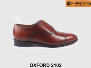 Giày tây công sở nam đơn giản bền bỉ Oxford 2102 màu bò 001