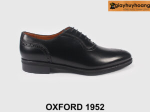 Giày da nam buộc dây màu đen đẹp Oxford 1952 001