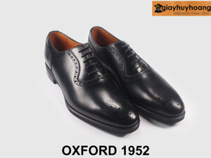 Giày da nam buộc dây màu đen đẹp Oxford 1952 004
