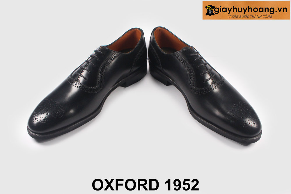 giay-tay-da-nam-cong-so-thu-cong-oxford-2402-04 Giày da nam buộc dây màu đen đẹp Oxford 1952 003
