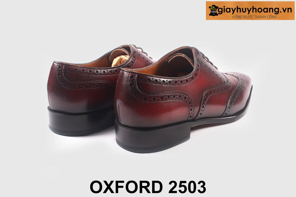 giay-tay-da-nam-cong-so-thu-cong-oxford-2503-05 Giày da nam công sở màu đỏ đô Wingtips Oxford 2503 002