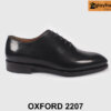 Giày da nam cao cấp kiểu trơn không họa tiết Oxford 2207 001
