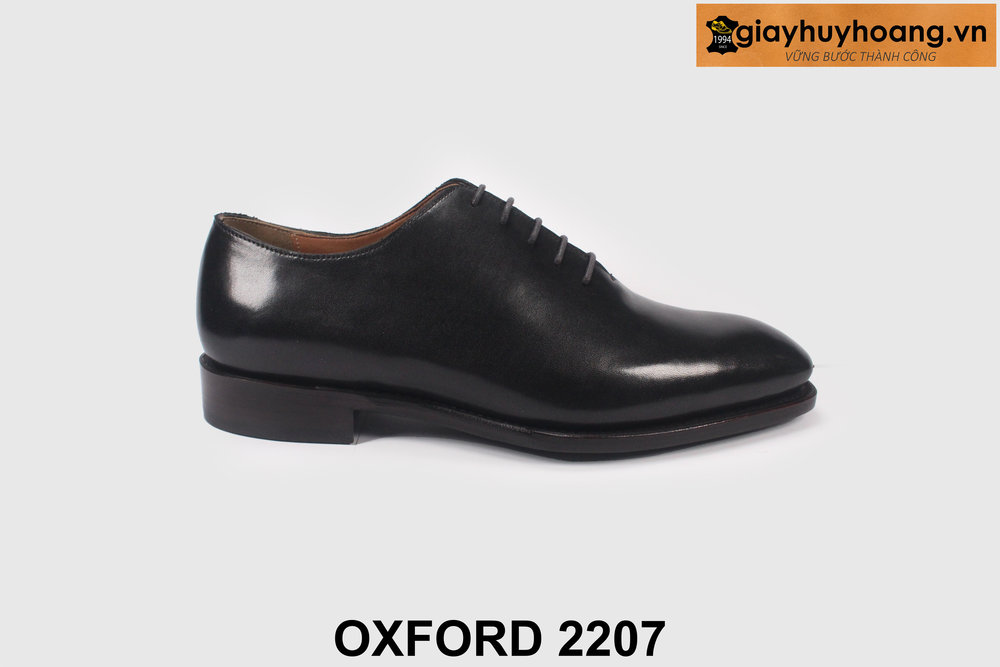 giay-tay-da-nam-cong-so-thu-cong-oxford-2507-01 Giày da nam cao cấp kiểu trơn không họa tiết Oxford 2207 001