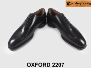 Giày da nam cao cấp kiểu trơn không họa tiết Oxford 2207 003