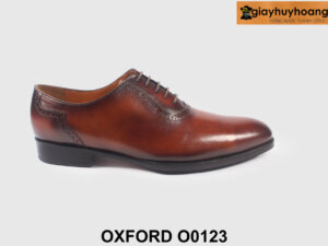 Giày tây oxford nam mũi trơn bò sáng O0123 001