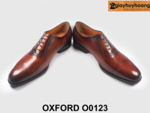 Giày tây oxford nam mũi trơn bò sáng O0123 003
