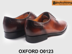 Giày tây oxford nam mũi trơn bò sáng O0123 002